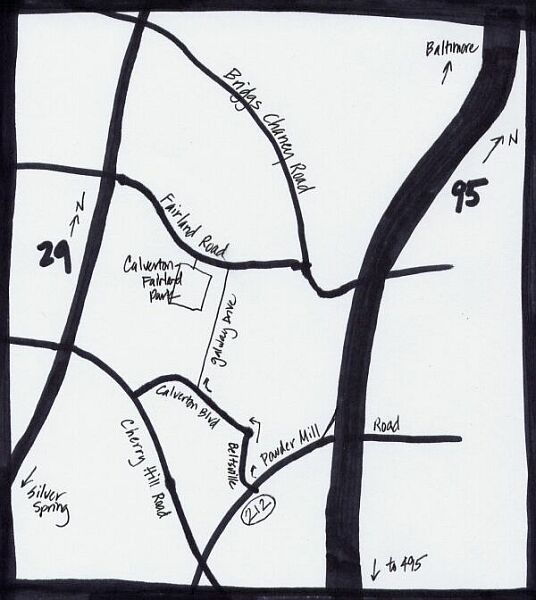 Map for Beltsville Park